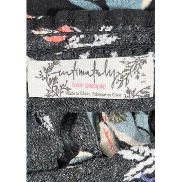 Free People Mini Slip Floral Dress. Size: S P - Picture 5 of 6